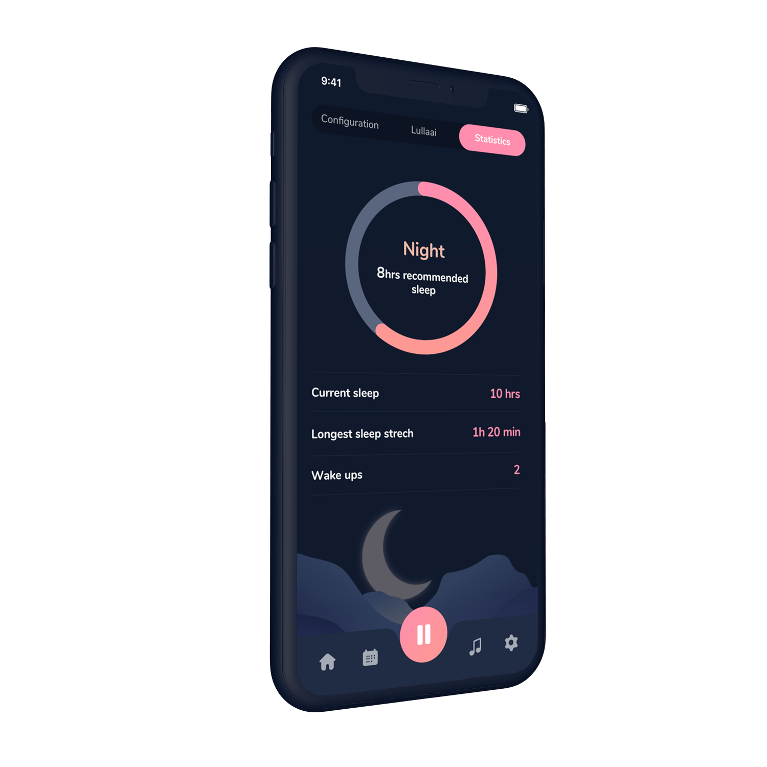 Lullaai-auto-tracking-app de sueño bebés